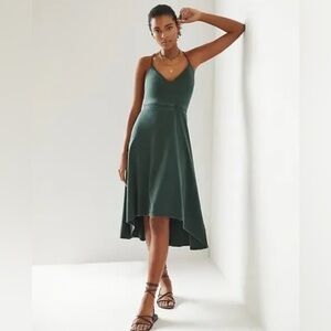 Anthropologie Daily Practice Madeline Racerback Midi Dress Size M